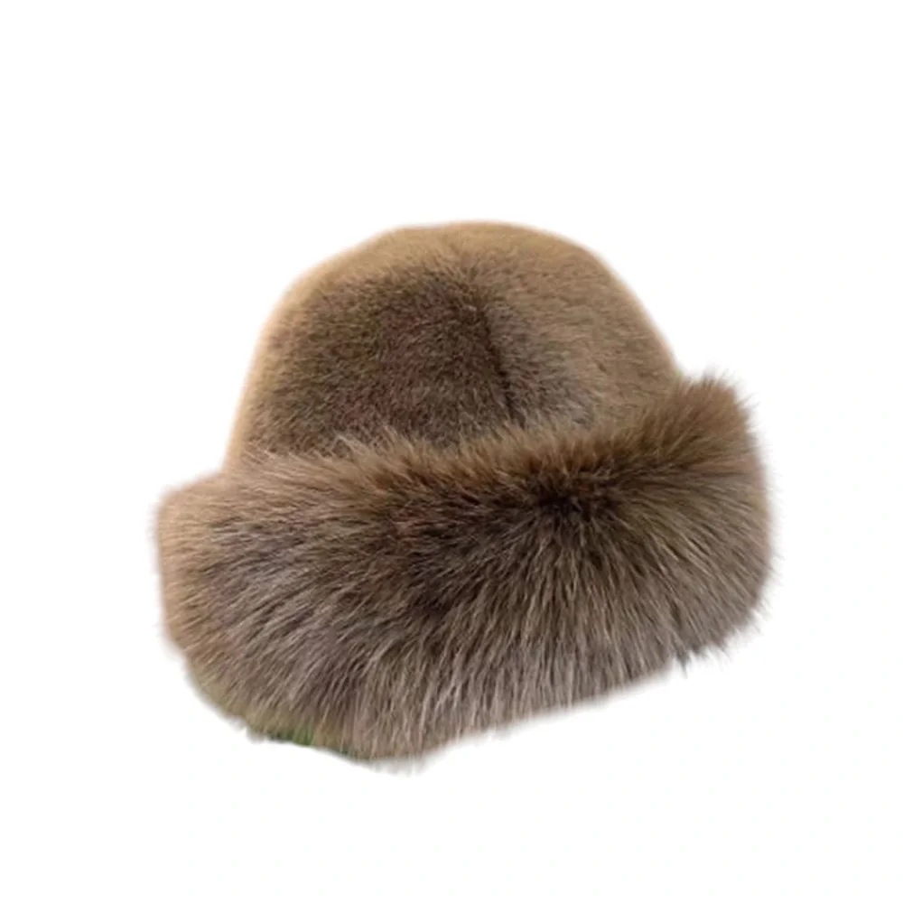 Faux Fur Hat 🩵 Furry Winter Super Soft Fashion Hat 10 colors - Picture 14 of 15